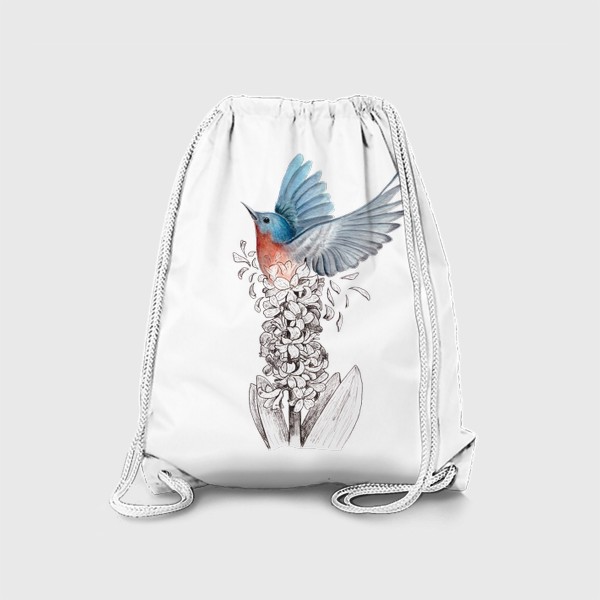 Рюкзак «Птица и цветок»