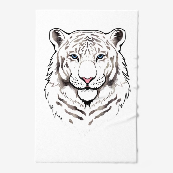 Полотенце &laquo;Белый тигр. Для него&raquo;