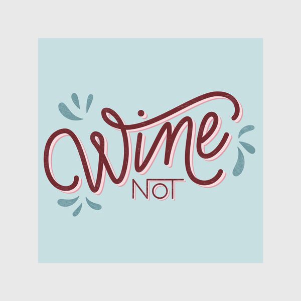 Скатерть «Wine not color»
