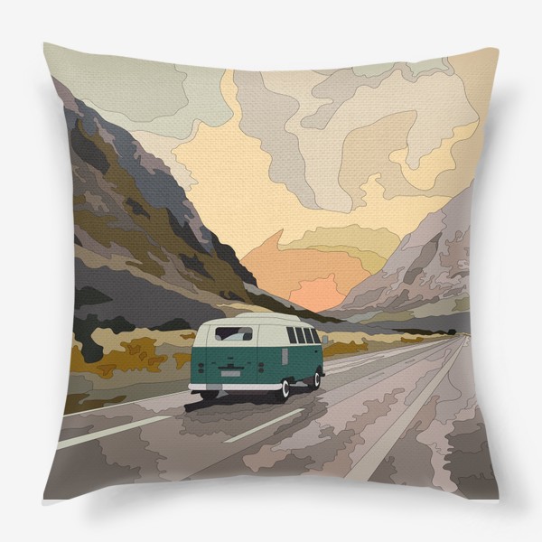 Подушка «Путешествие в горы»