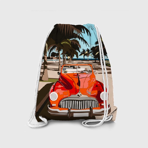 Рюкзак «Авто под пальмами»