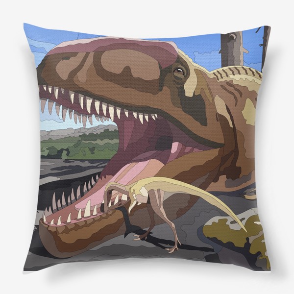 Подушка «Динозавр Ти-Рекс»