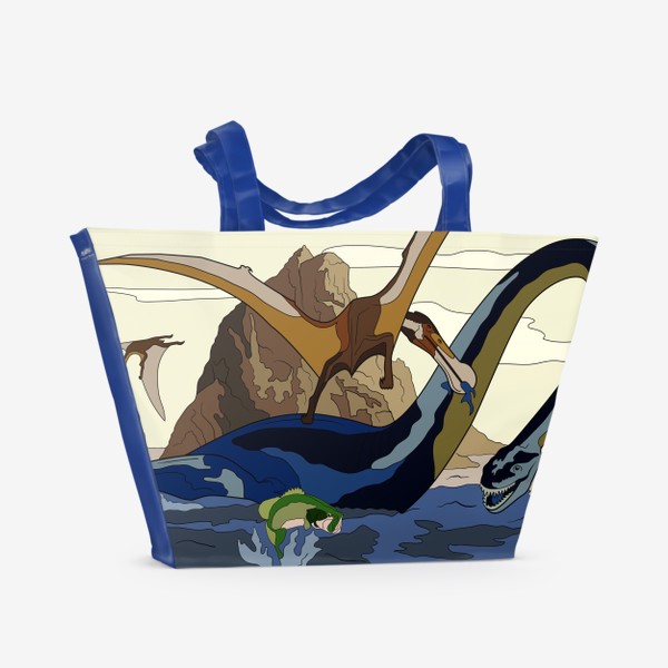 Пляжная сумка «Морской динозавр»