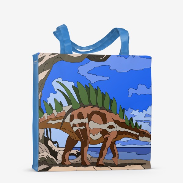 Сумка-шоппер «Гребнистый динозавр»