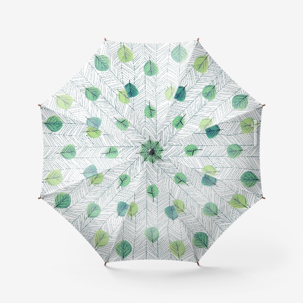 Зонт «Графика Листья»