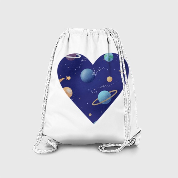 Рюкзак «Космос любовь сердце»