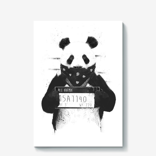 Холст «Bad Panda автор Balazs Solti»