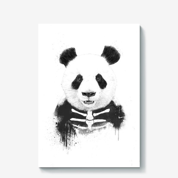 Холст «Zombie Panda»