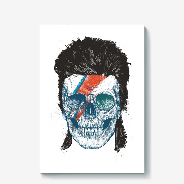 Холст «Bowie's Skull автор Balazs Solti»