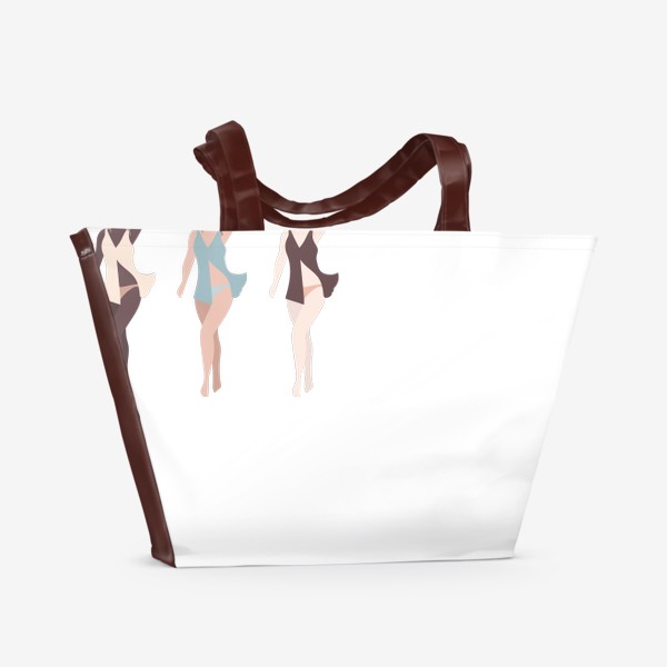 Пляжная сумка &laquo;Три девушки - красота тела&raquo;