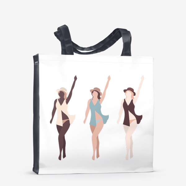 Сумка-шоппер «Три девушки - красота тела»