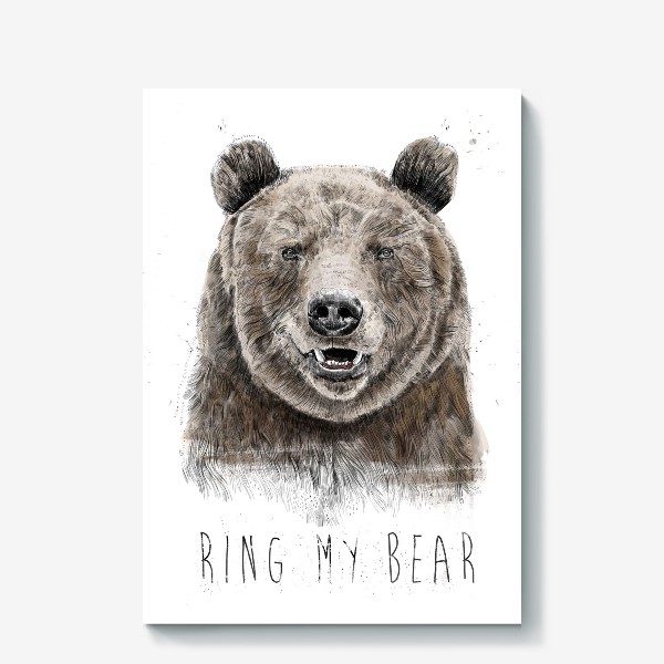 Холст «Ring my bear автор Balazs Solti»
