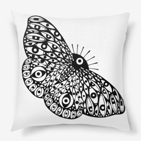 Подушка «Бабочка в стиле сюрреализм»