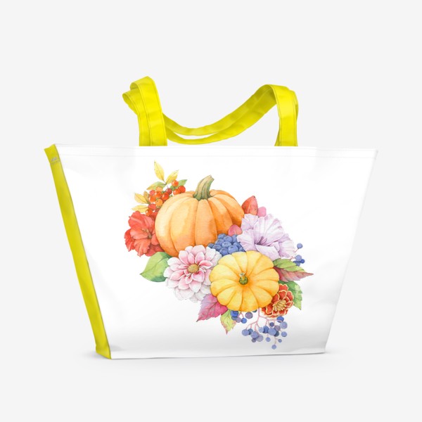Пляжная сумка «Осенняя композиция»