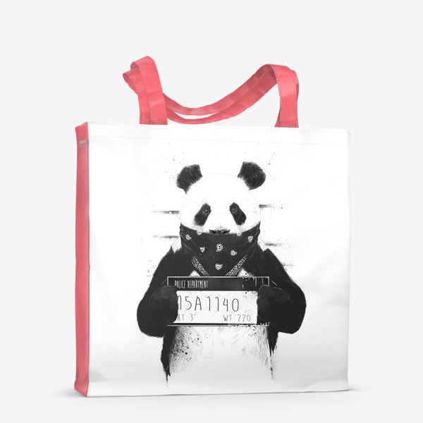 Сумка-шоппер &laquo;Bad Panda автор Balazs Solti&raquo;