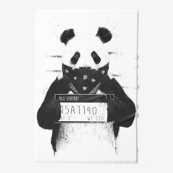 Полотенце «Bad Panda автор Balazs Solti»