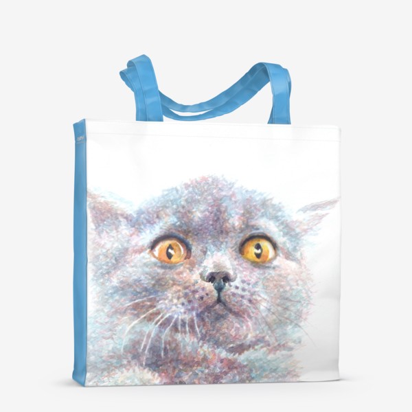 Сумка-шоппер «Серый котик»