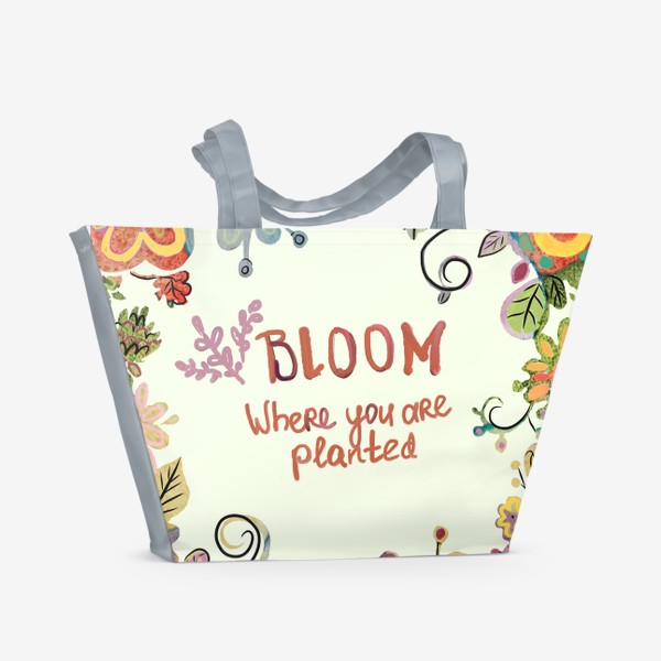 Пляжная сумка «Blooming»