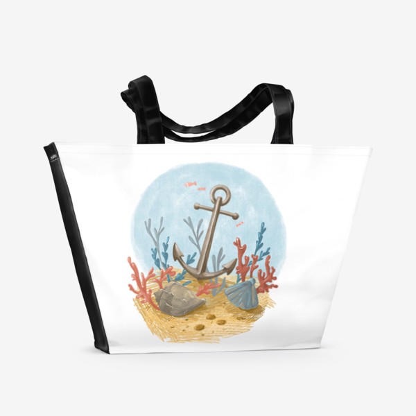 Пляжная сумка «Якорь сброшен»