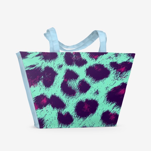 Пляжная сумка «Дискотека-леопард»