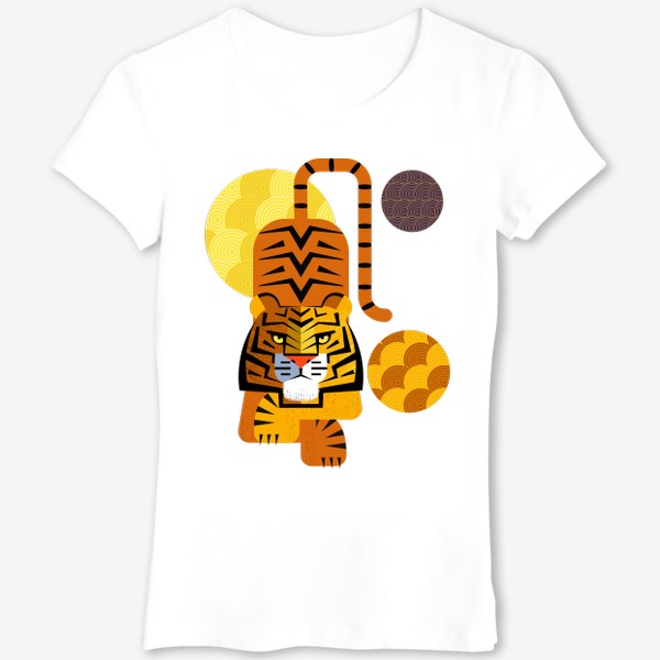 Футболка «Тигр с орнаментом»