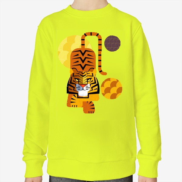 Свитшот «Тигр с орнаментом»