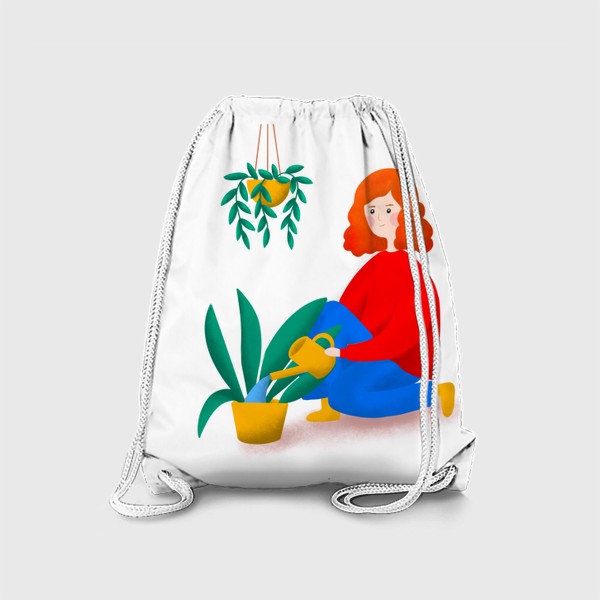 Рюкзак «Девушка с цветами»