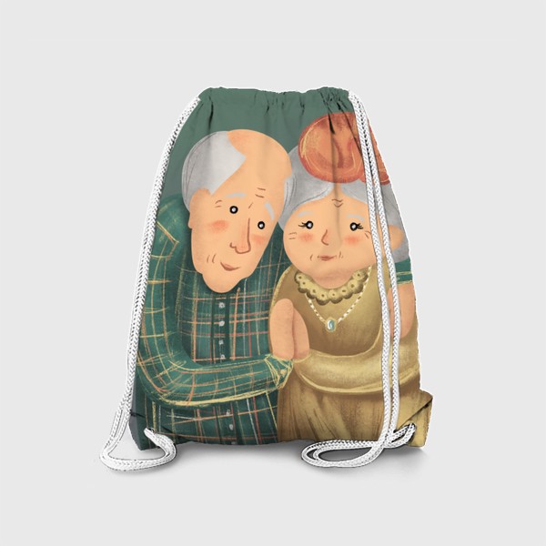 Рюкзак «Бабушка и дедушка. Любовь. »