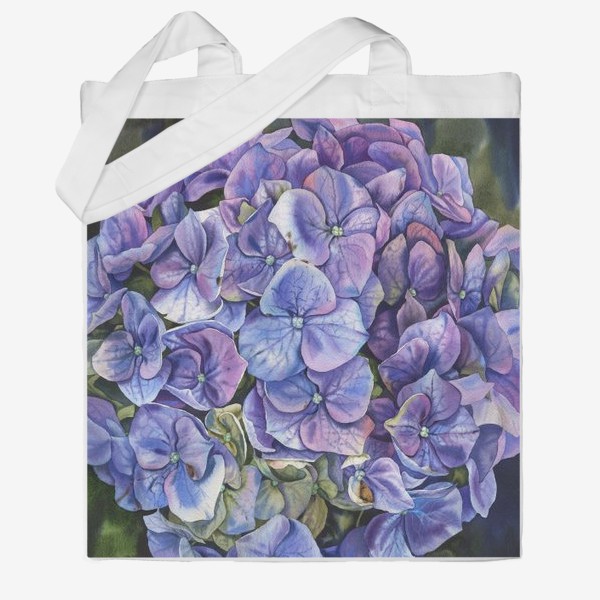 Сумка хб «Lilac hydrangea»