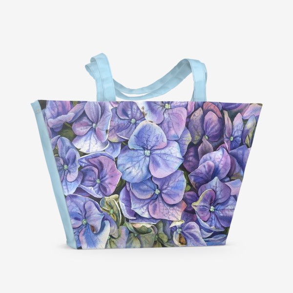 Пляжная сумка &laquo;Lilac hydrangea&raquo;