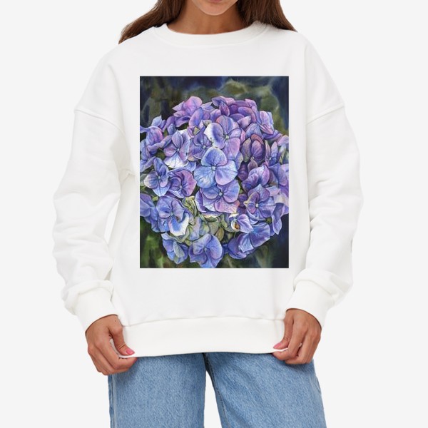 Свитшот «Lilac hydrangea»
