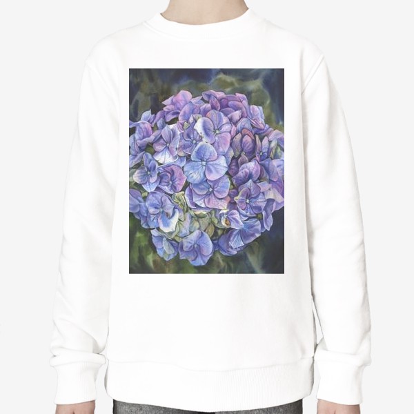 Свитшот «Lilac hydrangea»