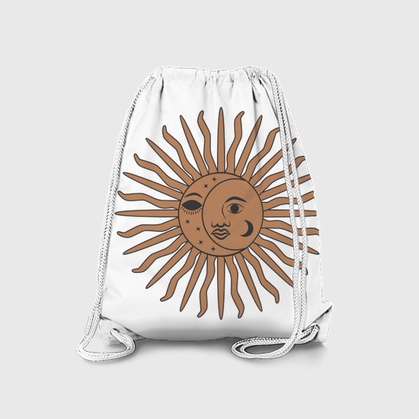 Рюкзак «Магический символ солнце и луна»