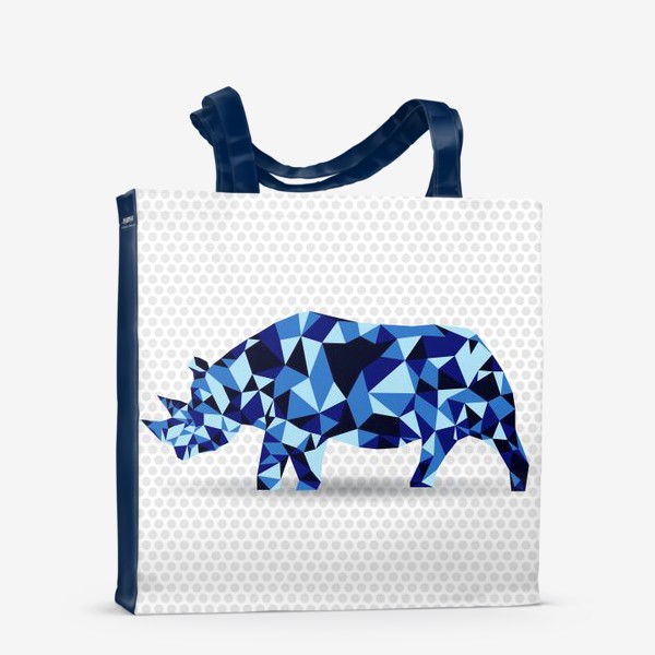 Сумка-шоппер «Синий носорог»