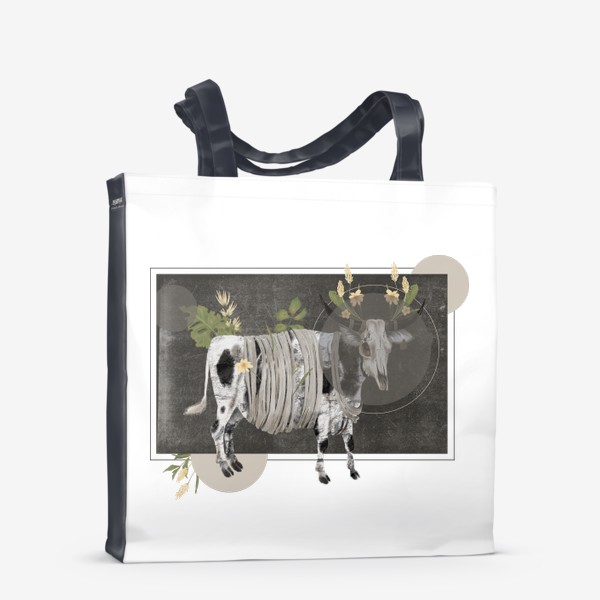 Сумка-шоппер «Хэллоуинская корова»