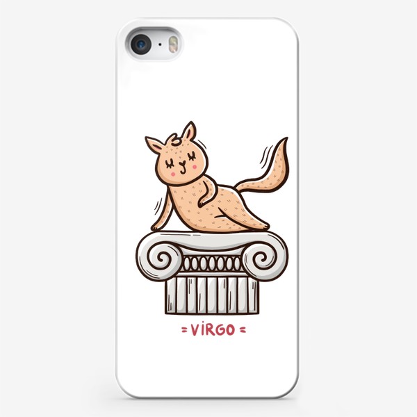 Чехол iPhone «Милая кошка. Подарок Деве. Дева. Virgo»