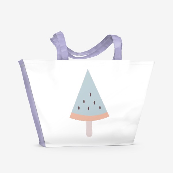 Пляжная сумка «Арбузное мороженое на палочке»