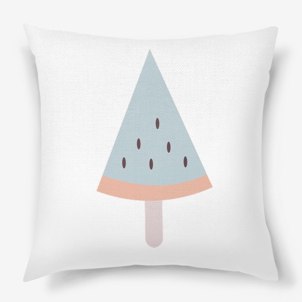 Подушка «Арбузное мороженое на палочке»
