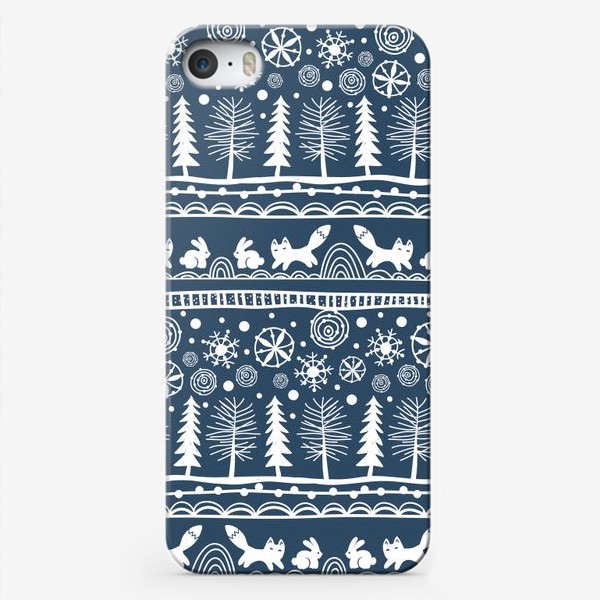 Чехол iPhone «зимний лес»