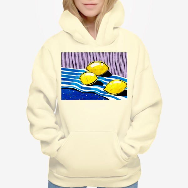 Худи «Желтые лимоны»