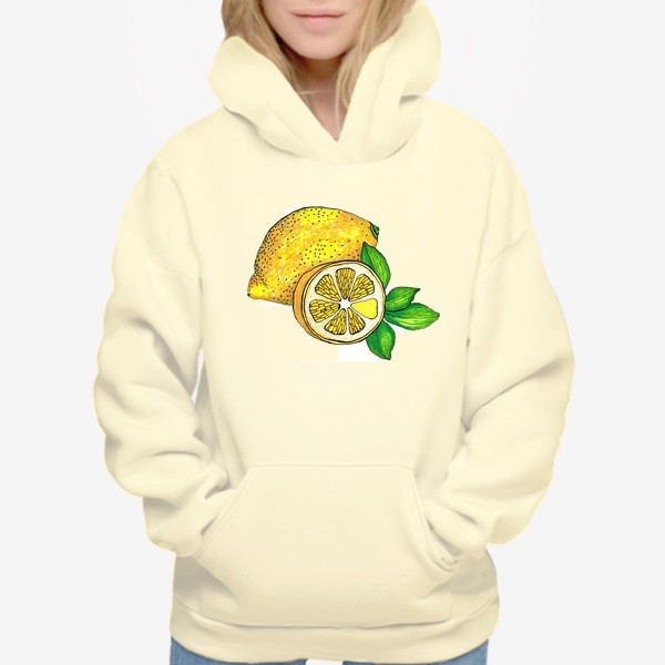 Худи «Желтый лимон»