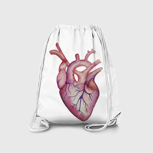 Рюкзак «Сердце акварель»
