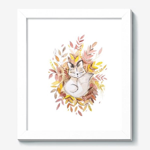 Картина «Осенний котик»