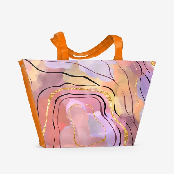 Пляжная сумка &laquo;Осенняя абстракция&raquo;