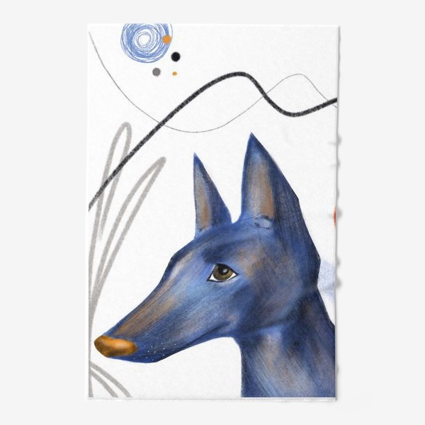 Полотенце «Синий пес»