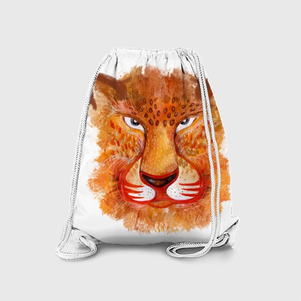 Рюкзак «Тигр - дикое животное (акварель)»