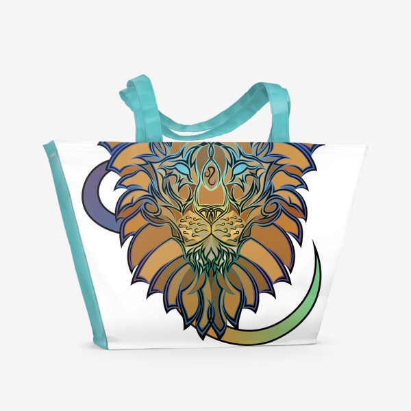 Пляжная сумка «Лев- Царь зверей»