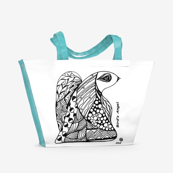 Пляжная сумка «Птичий Ангел»