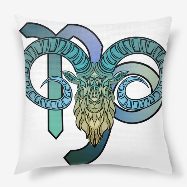Подушка «Козейрог знак зодиака»