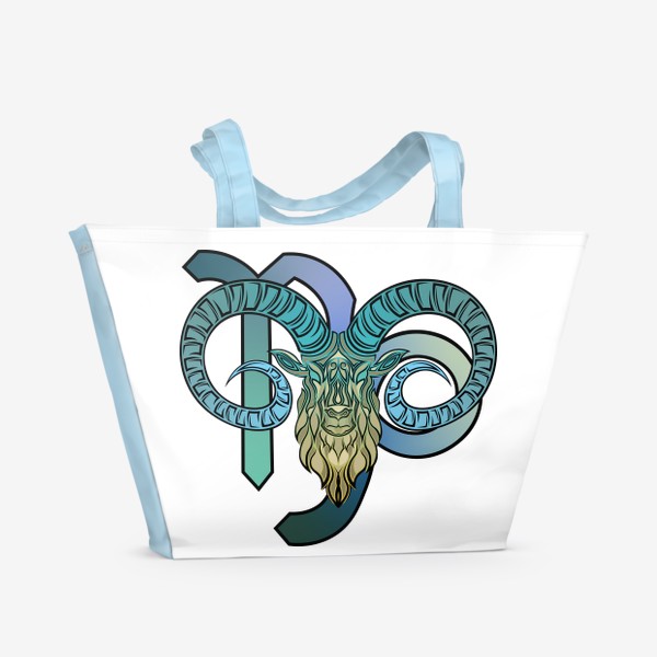 Пляжная сумка «Козейрог знак зодиака»